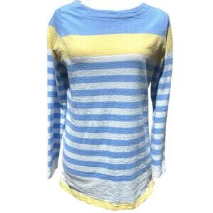 ISLE The Edinburgh Woolen Mill Striped Long‎ Sleeve Top